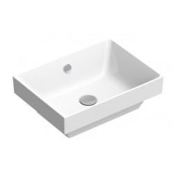New Zero 50x37 catalano lavabo installazione ad appoggio o semincasso bianco lucido cod. 15037VE00
