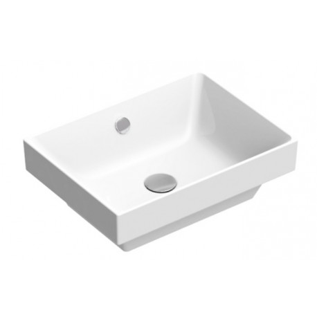 New Zero 50x37 catalano lavabo installazione ad appoggio o semincasso bianco lucido cod. 15037VE00