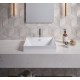 New Zero 50x37 catalano lavabo installazione ad appoggio o semincasso bianco lucido cod. 15037VE00