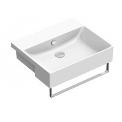 New Zero 55x47 catalano lavabo installazione semincasso con fissaggio incluso cod. 1LS55ZP00