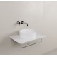 New Zero 40x40 catalano lavabo tondo installazione ad appoggio bianco lucido cod. 140TZE00