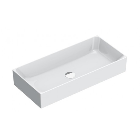 Collezione Verso 75x35 catalano lavabo installazione ad appoggio bianco lucido cod. 17535ZE00