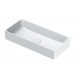 Collezione Verso 75x35 catalano lavabo installazione ad appoggio bianco satinato cod. 17535ZEBM