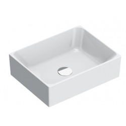 Collezione Verso 45x35 catalano lavabo installazione ad appoggio bianco lucido cod. 14535ZE00