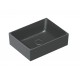 Collezione Verso 45x35 catalano lavabo installazione ad appoggio nero satinato cod. 14535ZENS