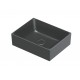 Collezione Verso 45x35 catalano lavabo installazione ad appoggio nero satinato cod. 14535ZENS