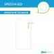 Su Misura Specchio per Sala da Bagno Filo Lucido con Fasce Laterali Sabbiate Retroilluminate a led 20W art. spe94