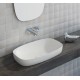 Green lux 65x40 catalano lavabo installazione semincasso bianco satinato senza troppopieno cod. 165AGRLXBM