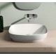 Green lux 65x40 catalano lavabo installazione semincasso bianco lucido senza troppopieno cod. 165AGRLX00