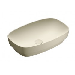 Green lux 60x38 catalano lavabo installazione ad appoggio, semincasso, su mobile grigio satinato senza troppopieno 160AGRLXGS