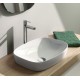 Green lux 50x38 catalano lavabo installazione ad appoggio, semincasso, su mobile bianco lucido senza troppopieno cod. 150AGRLX00
