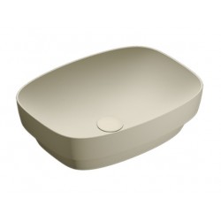 Green lux 50x38 catalano lavabo installazione ad appoggio, semincasso, su mobile grigio satinato senza troppopieno 150AGRLXGS