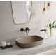 Green lux 50x38 catalano lavabo installazione ad appoggio, semincasso, su mobile marrone satinato senza troppopieno 150AGRLXMS