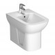 Bidet filomuro S20 Vitra in ceramica bianco lucido