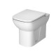 Sanitari Vitra S20 Filomuro Vaso + Bidet in Ceramica Bianco Lucido