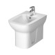 Sanitari Vitra S20 Filomuro Vaso + Bidet in Ceramica Bianco Lucido