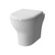 Sanitari Vitra Zentrum Filomuro Vaso + Bidet in Ceramica Bianco Lucido