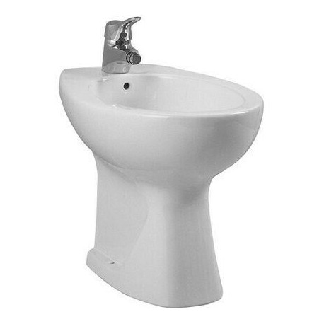 Bidet Normus di Vitra distanziato da parete in Ceramica Bianca