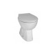 Sanitari Normus di Vitra distanziati da muro Vaso + Bidet in Ceramica Bianca