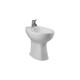 Sanitari Normus di Vitra distanziati da muro Vaso + Bidet in Ceramica Bianca