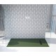 Piatto doccia Vesuvius Sidewalk in luxolid altezza 3 cm con piletta materica inclusa