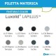 Piatto doccia Luxolid Outsider Sidewalk altezza 3 cm con piletta materica in luxolid lapillus inclusa