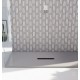 Piatto doccia Vesuvius Classic in luxolid altezza 3 cm con piletta materica inclusa