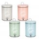 Pattumiera da 5 litri in alluminio shabby chic per bagno