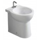 Bidet Savona profondità 48 cm Filomuro in ceramica bianco lucido