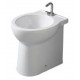 Bidet Savona profondità 48 cm Filomuro in ceramica bianco lucido