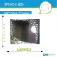 Su Misura Specchio da Bagno Filo Lucido Luna-Stelle Retroilluminante led 15W art. spe105