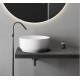 Lavabo a Libera installazione Horizon - Circle in Luxolid 