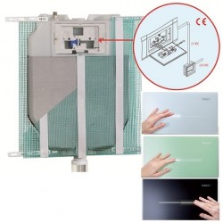 Cassetta Incasso Pucci Eco Completa di Placca in Vetro a Sfioro Touch 