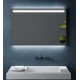 Su Misura Specchio da Bagno Filo Lucido con Fascia Sabbiata Retroilluminata led 20W art. spe03