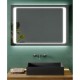 Specchio da Bagno con Altoparlante Bluetooth e Disegno Sabbiato Retroilluminato led 20W art. spe1006