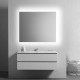 Su Misura Specchio da Bagno Filo Lucido Retroilluminate led con carica batteria cellulare + profumo ambiente art. spe06 