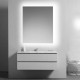 Su Misura Specchio da Bagno Filo Lucido Retroilluminate led con carica batteria cellulare + profumo ambiente art. spe06 