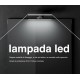 Lampada bagno a LED 30 cm per installazione su telaio o a bordo specchio