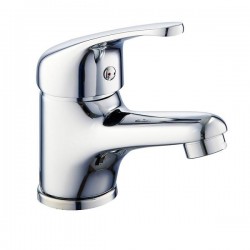 Miscelatore lavabo monocomando in ottone cromo lucido modello Roma