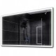 Su Misura Specchio da Bagno Filo Lucido Retroilluminate led 20W art.Spe02 con pulsante touch integrato