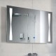 Su Misura Specchio da Bagno Filo Lucido Retroilluminate led 20W art.Havana con pulsante touch integrato