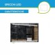 Su Misura Specchio da Bagno Filo Lucido Retroilluminate led 20W art.313 con pulsante touch integrato