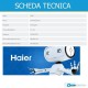 Climatizzatore Condizionatore Inverter HEC by Haier TIDE R-32 12000 btu HSU-12TK Classe A++