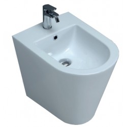 Bidet Filomuro Forma Azzurra Ceramica Bianco Lucido