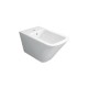 Sanitari Sospesi Vaso senza brida + Bidet Build di Azzurra ceramica bianco lucido