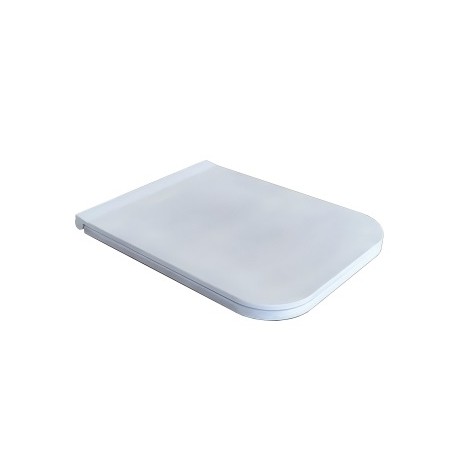 Coprivaso in Termoindurente Azzurra Ceramica mod. Build Chiusura Ammortizzata Soft-Close