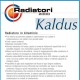 Termosifone Radiatore Estruso in Alluminio Marca Radiatori 2000 Mod. Kaldus mm80x1000xh1070 