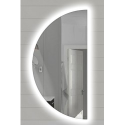 Su Misura Specchio da Bagno Filo Lucido con disegno sabbiato Retroilluminate led 20W art. spe406