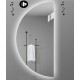 Specchio da Bagno semicircolare con Altoparlante Bluetooth Retroilluminato led 20W art. Dalia5