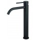 Miscelatore lavabo alto Paffoni Light Exclusive Edition in ottone rifinito nero opaco